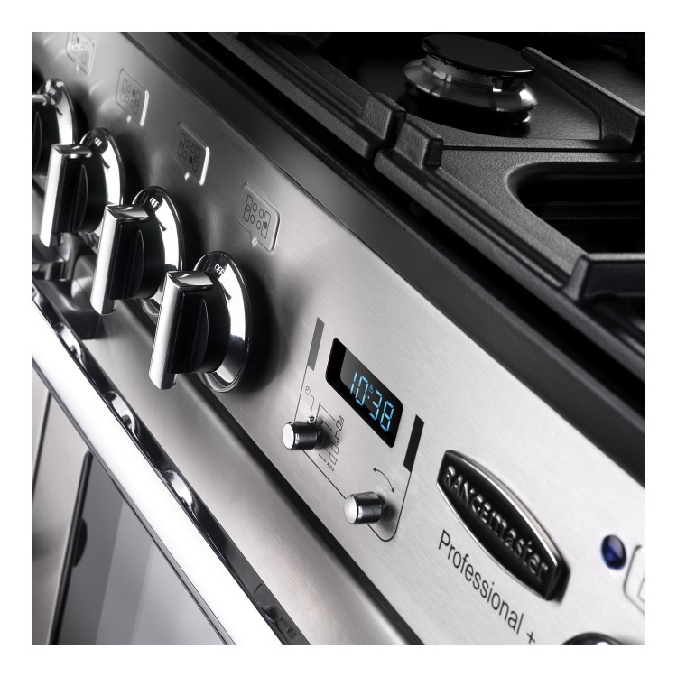 Rangemaster Professional Plus 90cm Electric Range Cooker - Stainless Steel