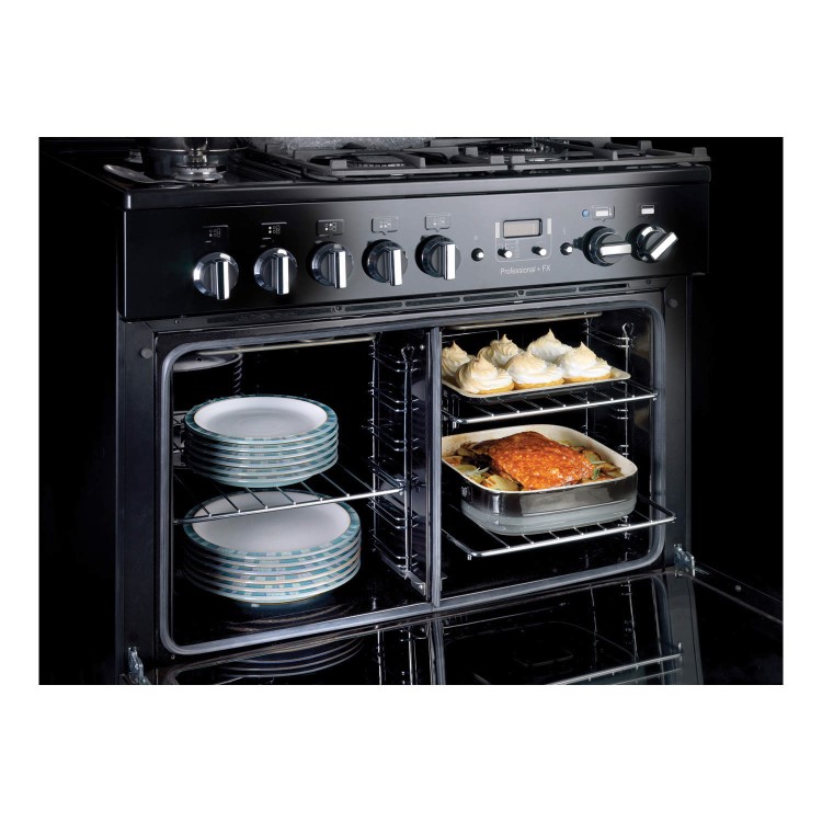 Rangemaster Professional Plus FX 90cm Electric Induction Range Cooker - Black