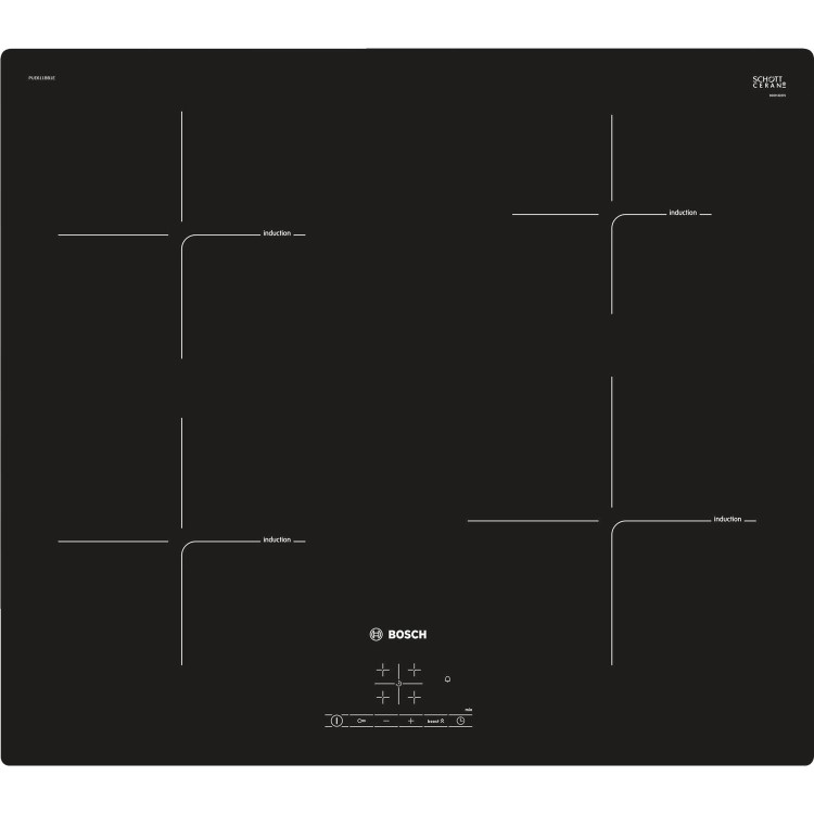 Refurbished Bosch Series 4 PUE611BB1E 60cm 4 Zone Induction Hob