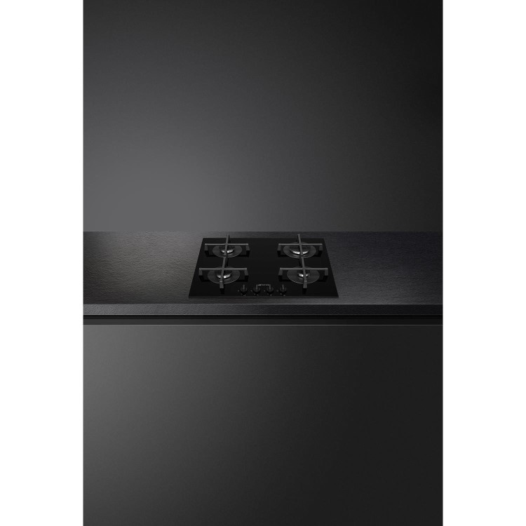 Smeg Cucina 60cm 4 Burner Gas-on-glass Hob - Black