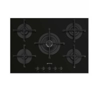 Smeg Cucina 72cm Gas Hob - Black