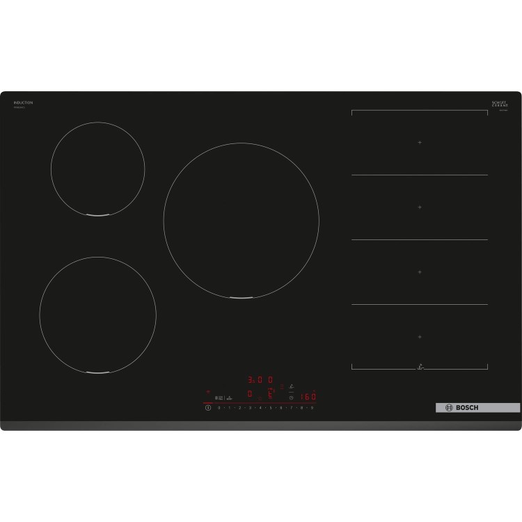 Bosch Series 6 80cm 5 Zone Induction Hob with FlexInduction