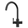 Qettle Signature Modern 4 in 1 Boiling Water Tap 2 Litre Round- Black