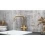 Qettle Signature Modern 4 in 1 Boiling Water Tap 2 Litre Square- Brass