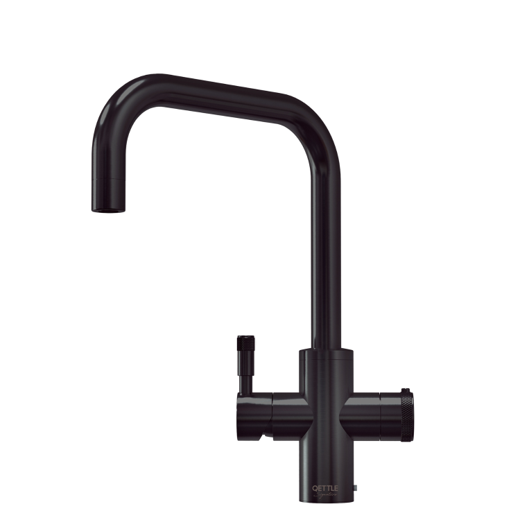 Qettle Signature Modern 4 in 1 Boiling Water Tap 2 Litre Square- Black