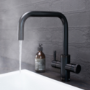 Qettle Signature Modern 4 in 1 Boiling Water Tap 2 Litre Square- Black