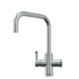 Qettle Signature Modern 4 in 1 Boiling Water Tap 2 Litre Square- Stainless Steel