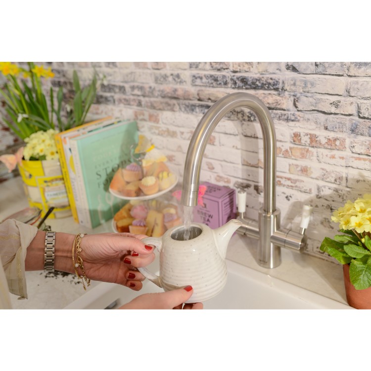 Qettle Signature Classic 4 in 1 Boiling Water Tap 2 Litre- Stainless Steel