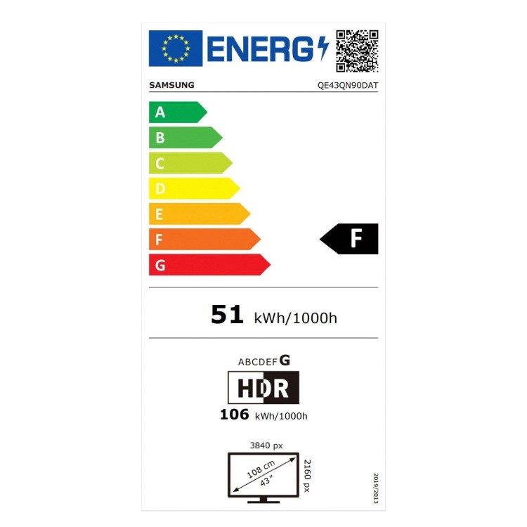 Samsung QN90D 43 inch Smart 4K Ultra HD Neo QLED TV