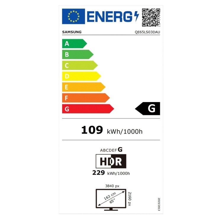 Samsung The Frame LS03D 65 inch Smart 4K Ultra HD QLED TV