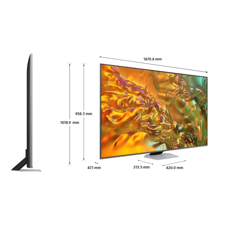 Samsung Q80D 75 inch Smart 4K Ultra HD QLED TV