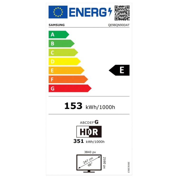 Samsung QN90D 98 inch Smart 4K Ultra HD Neo QLEDTV