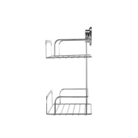 Chrome 2 Tier Suction Shower Caddy - Croydex