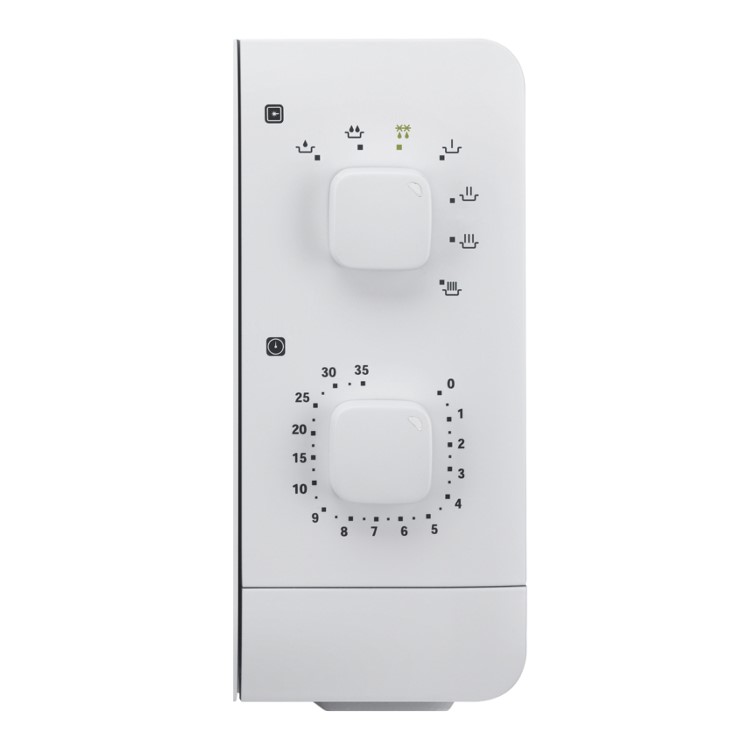 Daewoo QT1 14L 600W Manual Control Microwave - White - Great For Caravans And Motorhomes