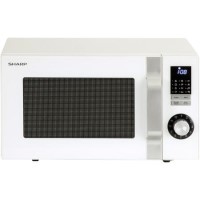 Sharp R244WM 23L 900W Freestanding Microwave in White