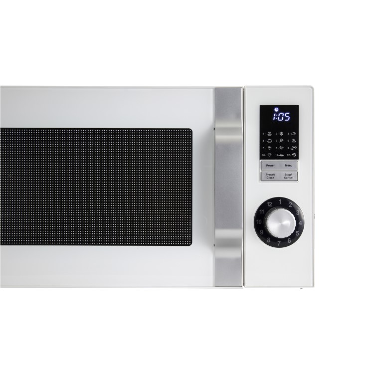 Sharp R244WM 23L 900W Freestanding Microwave in White