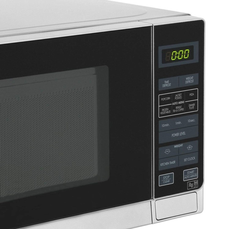 Refurbished Sharp R272SLM 20L 800W Digital Microwave Oven Silver