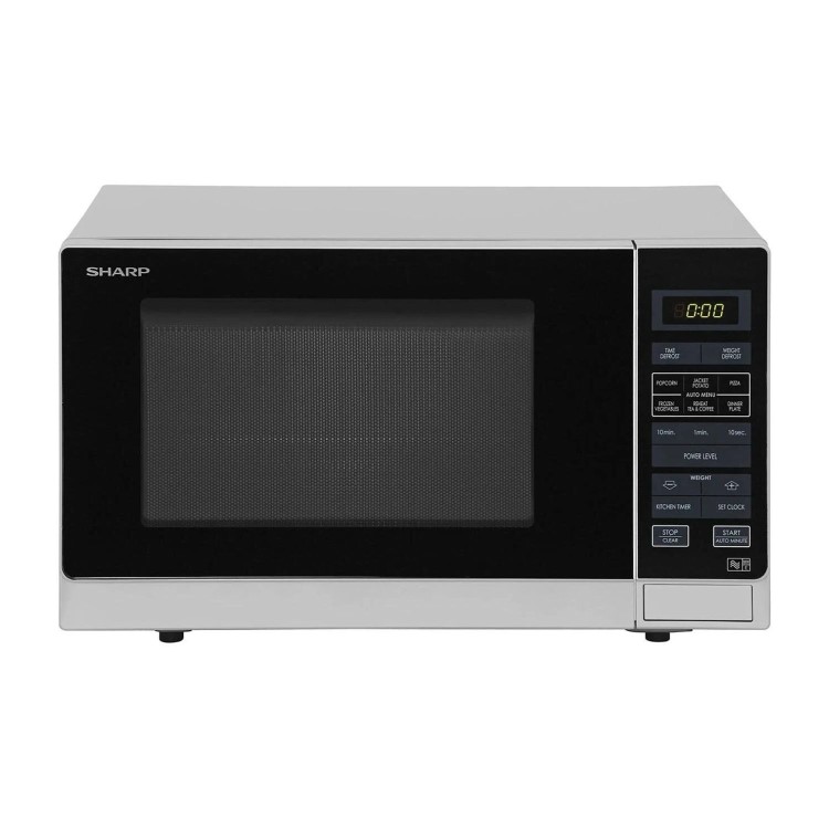 Sharp 25L Freestanding Solo Digital Microwave Oven - Silver