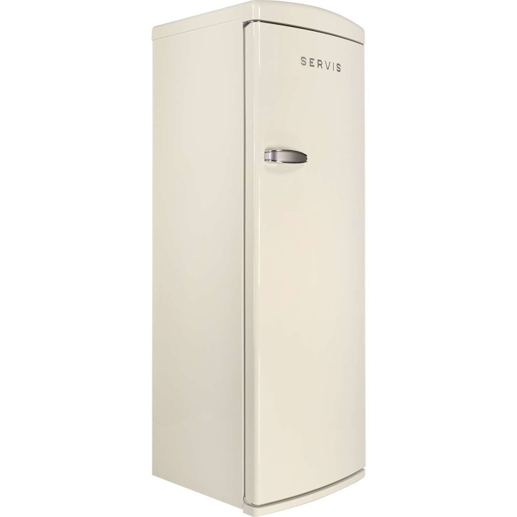 Servis R60170C 61cm Wide Retro Style Freestanding Fridge - Cream