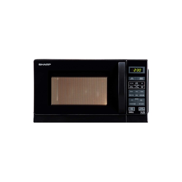 Sharp R662KM 800W 20L Freestanding Microwave With Grill - Black