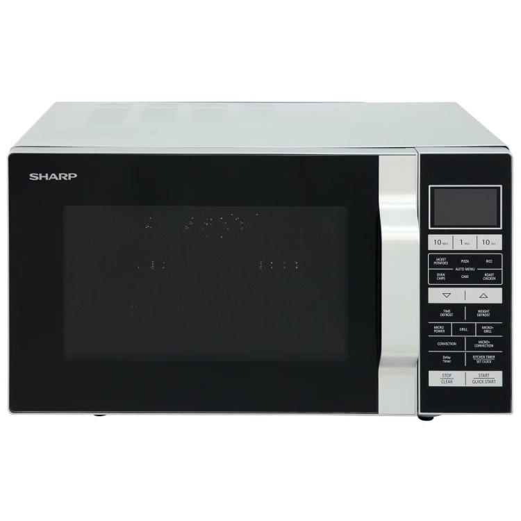 Refurbished Sharp R860SLM Combination 25L 900W Microwave Oven Silver