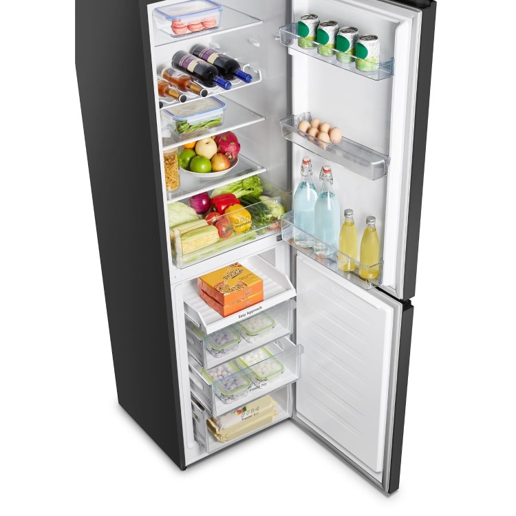 Hisense 256 Litre 50/50 Freestanding Fridge Freezer - Black