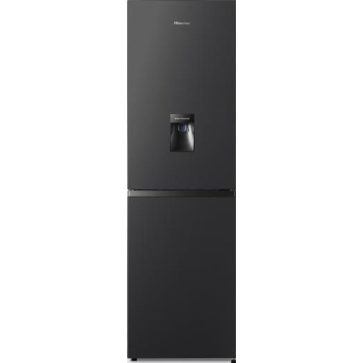 Hisense 256 Litre 50/50 Freestading Fridge Freezer - Black 