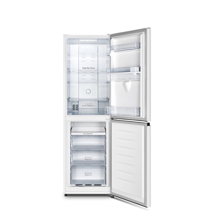 Hisense 256 Litre 50/50 Freestanding Fridge Freezer - White