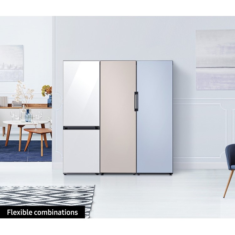 Samsung  Bespoke 273 Litre 70/30 Freestanding Fridge Freezer - Silver