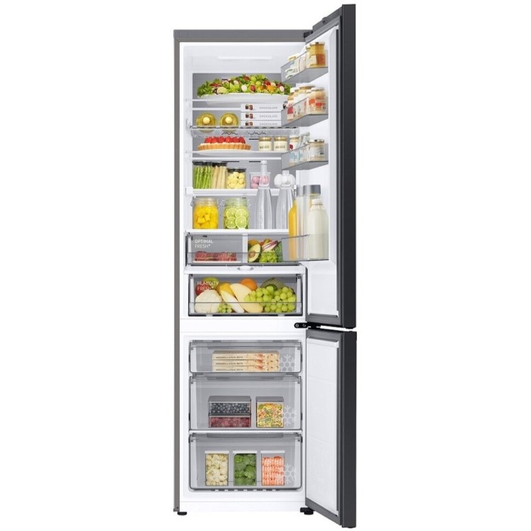 Samsung Bespoke 387 Litre 70/30 Freestanding Fridge Freezer - Black