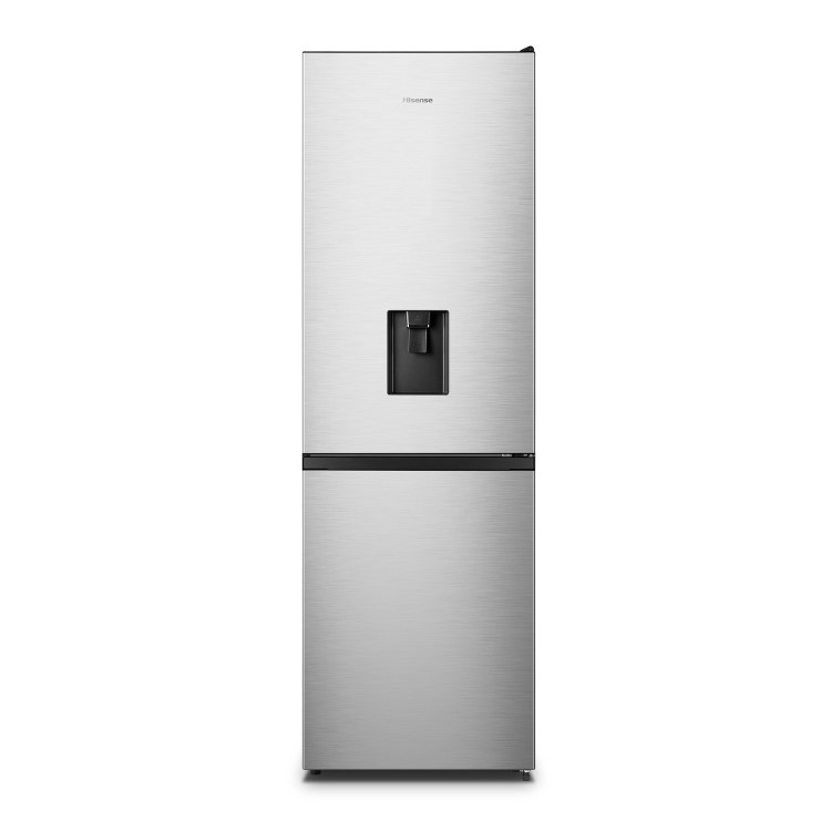 Hisense 304 Litre 60/40 Freestanding Fridge Freezer - Stainless Steel