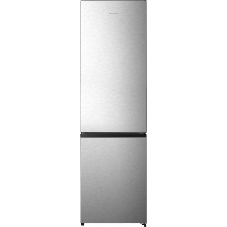 Hisense 336 Litre 60/40 Freestanding Fridge Freezer - Stainless Steel