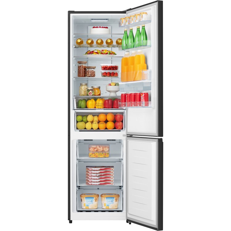 Hisense 336 Litre 60/40 Freestanding Fridge Freezer - Black