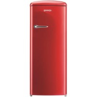 Gorenje RB60299ORD Retro Style Right Hand Hinge Freestanding Fridge with Ice Box - Fire Red