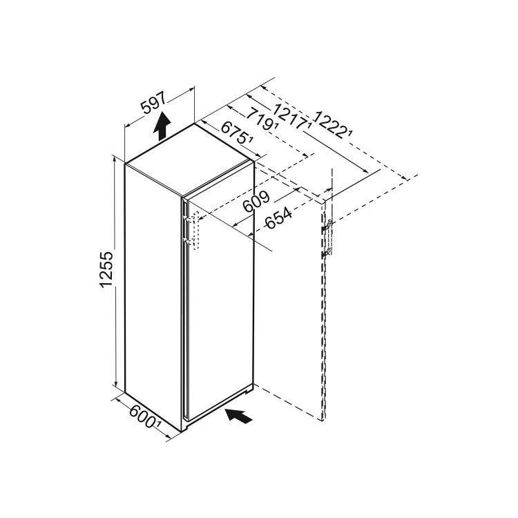 Liebherr 161 Litre Freestanding Fridge  - White