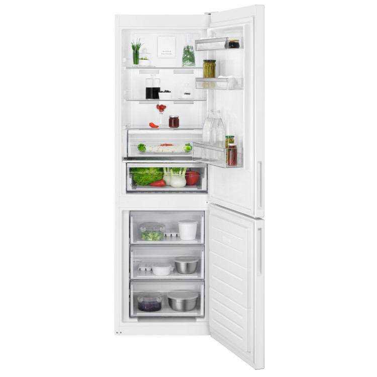 AEG 367 Litre 60/40 Freestanding Fridge Freezer - White