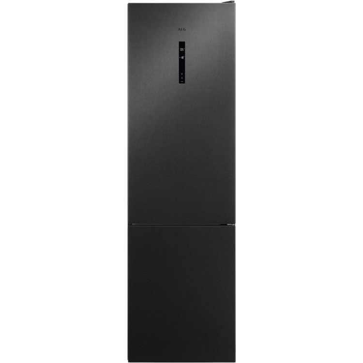 Refurbished AEG RCB736E5MB Freestanding 347 Litre 60/40 Fridge Freezer Black