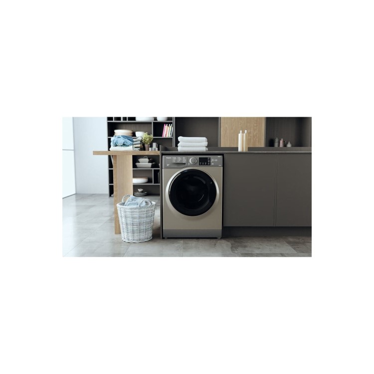 Hotpoint Futura 8kg Wash 6kg Dry 1400rpm Freestanding Washer Dryer - Graphite