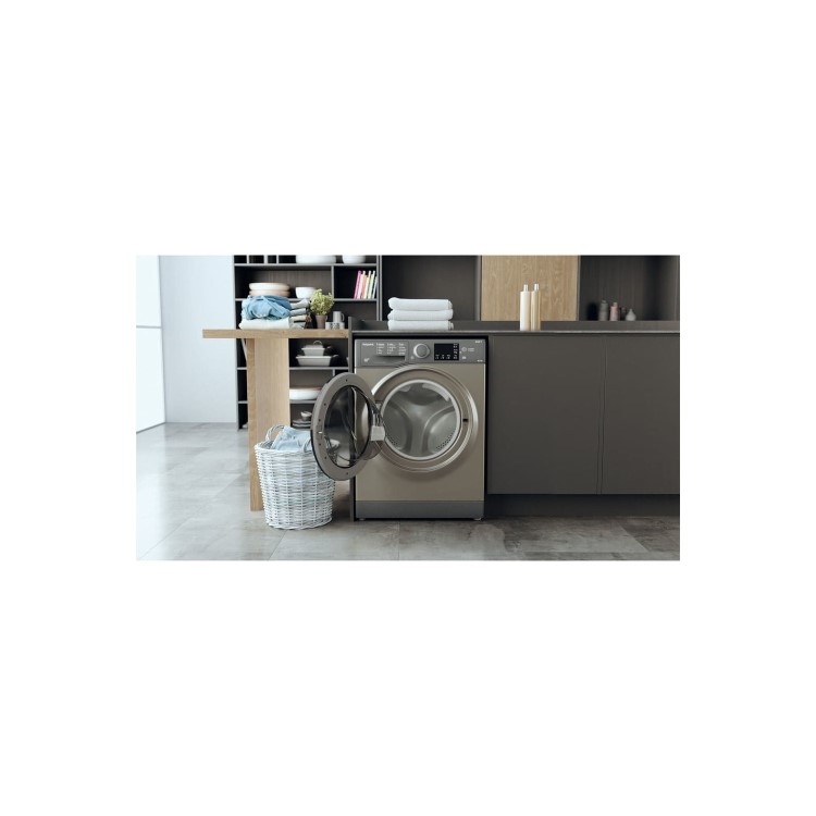 Hotpoint Futura 8kg Wash 6kg Dry 1400rpm Freestanding Washer Dryer - Graphite