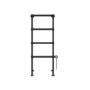 1200mm Electric Towel Rail Matt Black- Regent 