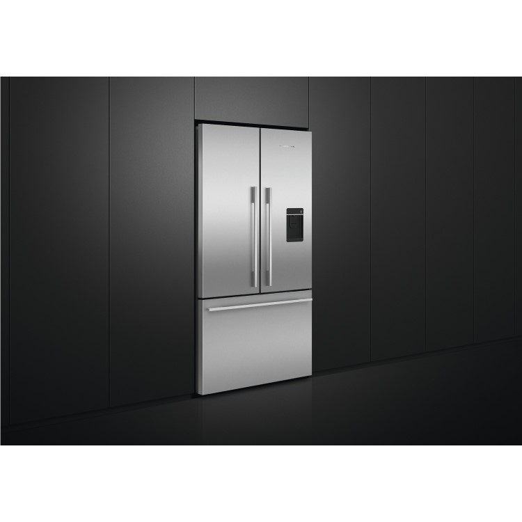 Fisher & Paykel 569 Litre French Style American Fridge Freezer - Stainless steel