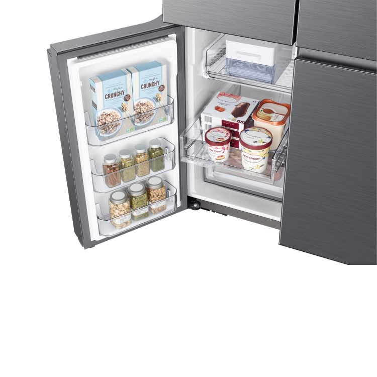 Samsung 649 Litre Four Door American Fridge Freezer - Stainless Steel