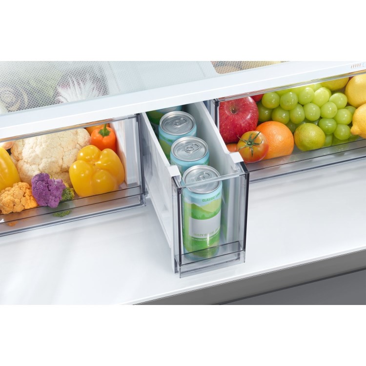 Samsung 649 Litre Four Door American Fridge Freezer - Stainless Steel