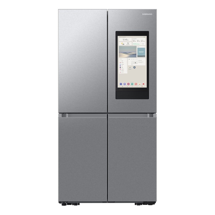 Refurbished Samsung Family Hub RF65DG9H0ESREU Freestanding 636 Litre Frost Free American Fridge Freezer Silver