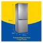 Russell Hobbs 174 Litre 70/30 Freestanding Fridge Freezer - Silver