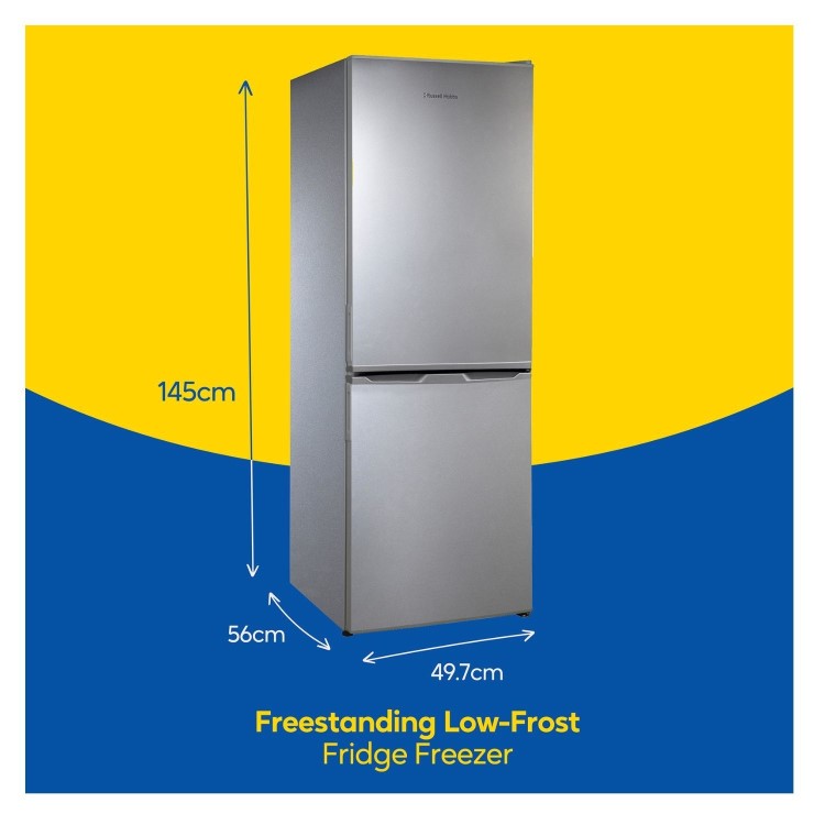 Russell Hobbs 174 Litre 70/30 Freestanding Fridge Freezer - Silver