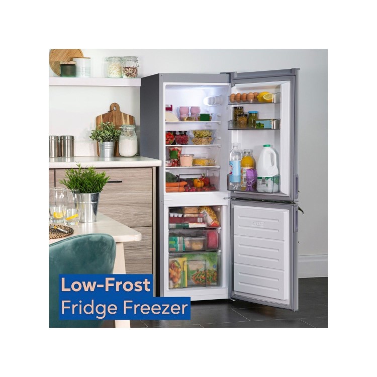 Russell Hobbs 174 Litre 70/30 Freestanding Fridge Freezer - Silver