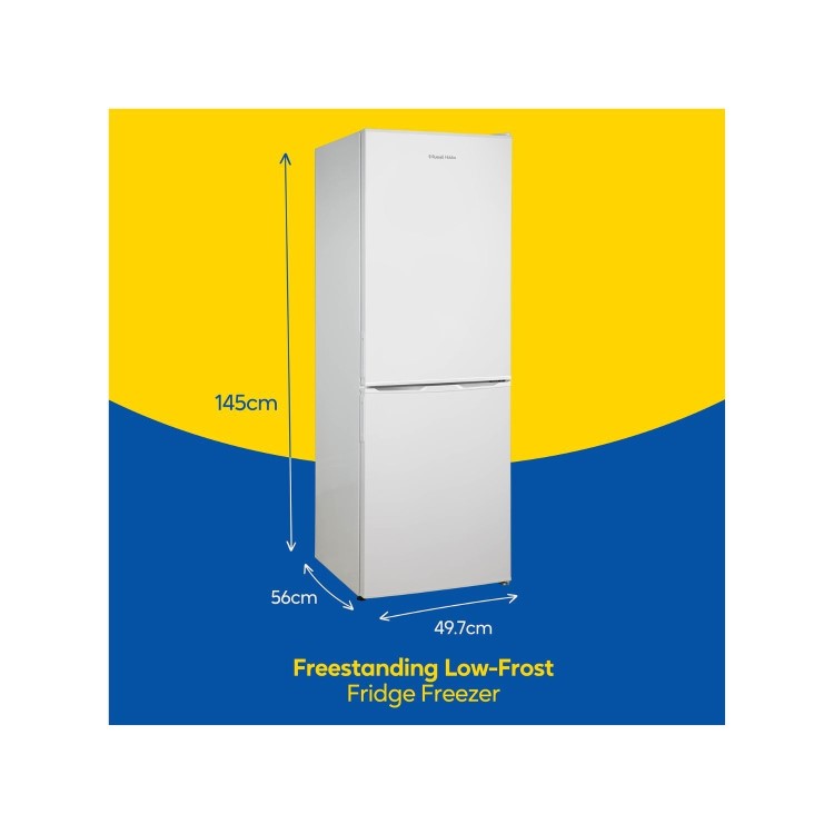 Russell Hobbs 174 Litre 70/30 Freestanding Fridge Freezer - White