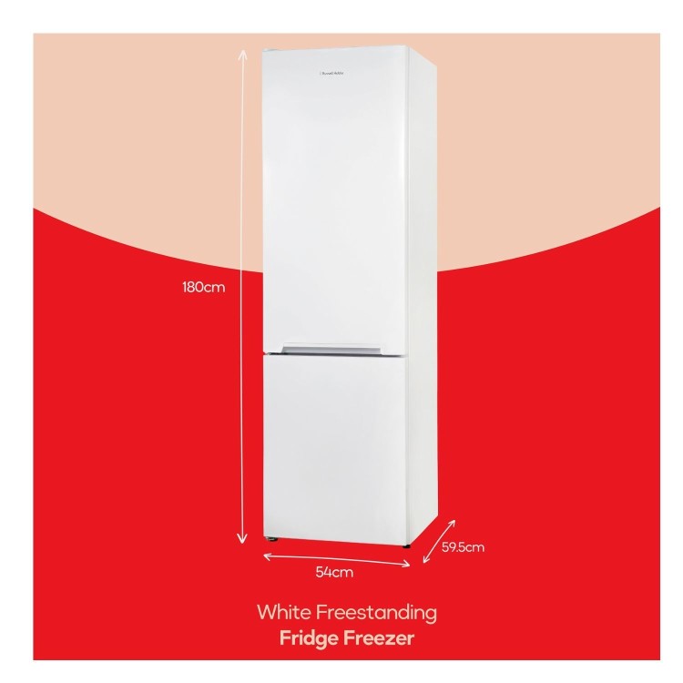 Russell Hobbs 288 Litre 70/30 Freestanding Fridge Freezer - White