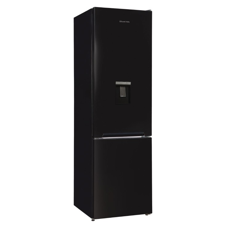 Russell Hobbs 279 Litre 70/30 Freestanding Fridge Freezer with Water Dispenser - Black